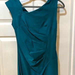 Teal cocktail dress